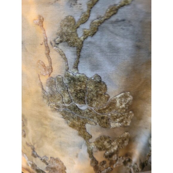 Vtg Y2K Babydoll Velvet Burnout Top S Romantic Whimsigoth Fairy Indie Artsy - Picture 15 of 15